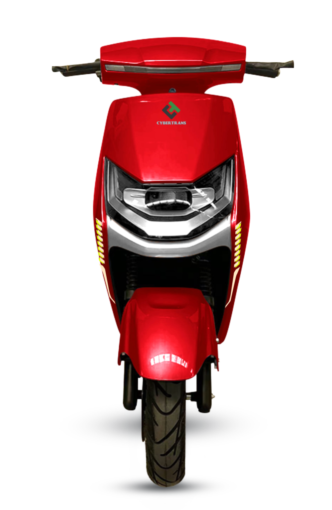 Red DINK scooter front view by GQmoto